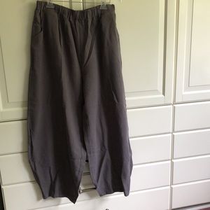Iximo Linen Wide Leg Lantern Pants